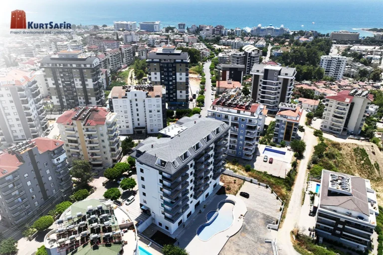 Modern apartments in Avsallar surrounded by pine forests and close to the sandy beach