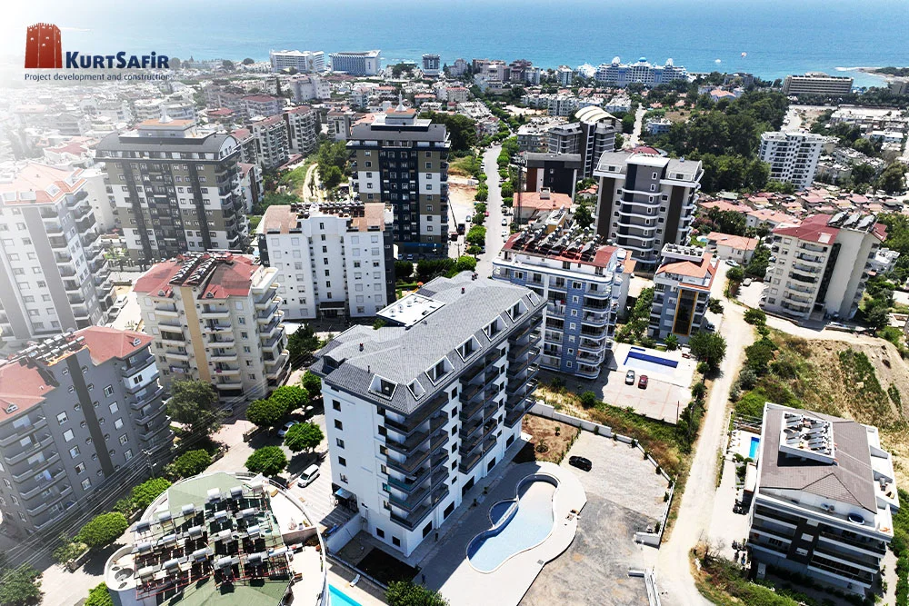 Modern apartments in Avsallar surrounded by pine forests and close to the sandy beach