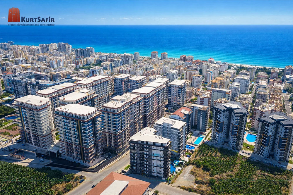 Luxury apartments in Mahmutlar with panoramic Mediterranean sea view