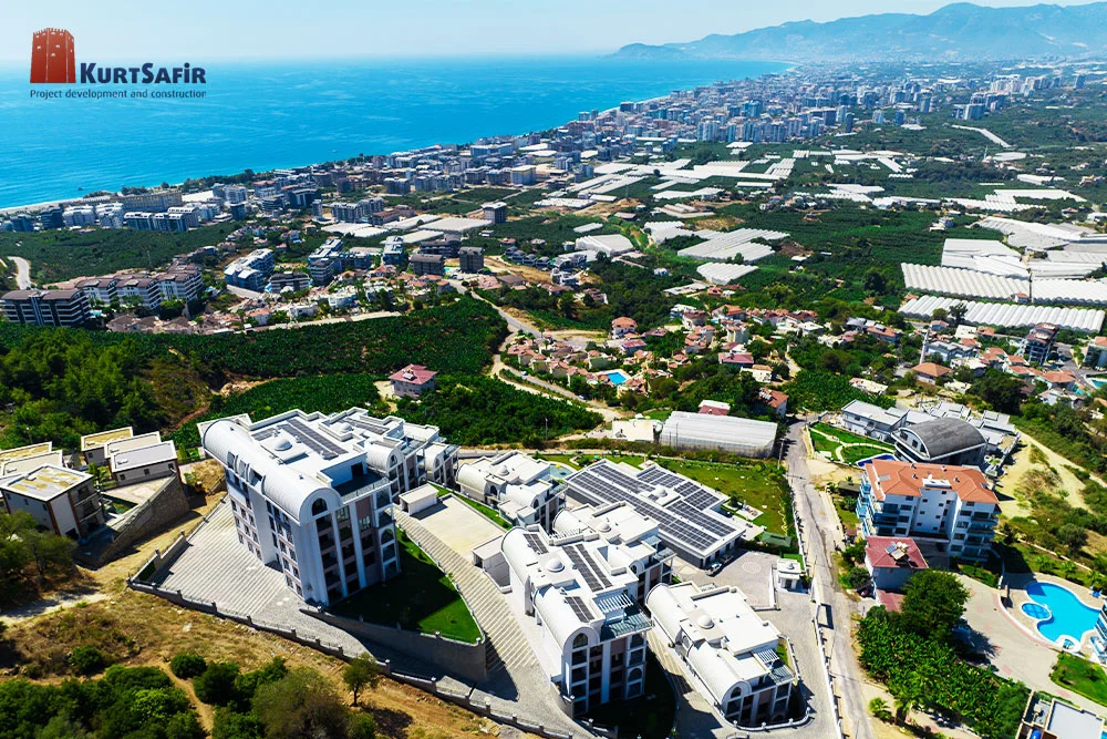 luxury-property-in-alanya-pool-view, flats-in-alanya-interior-design